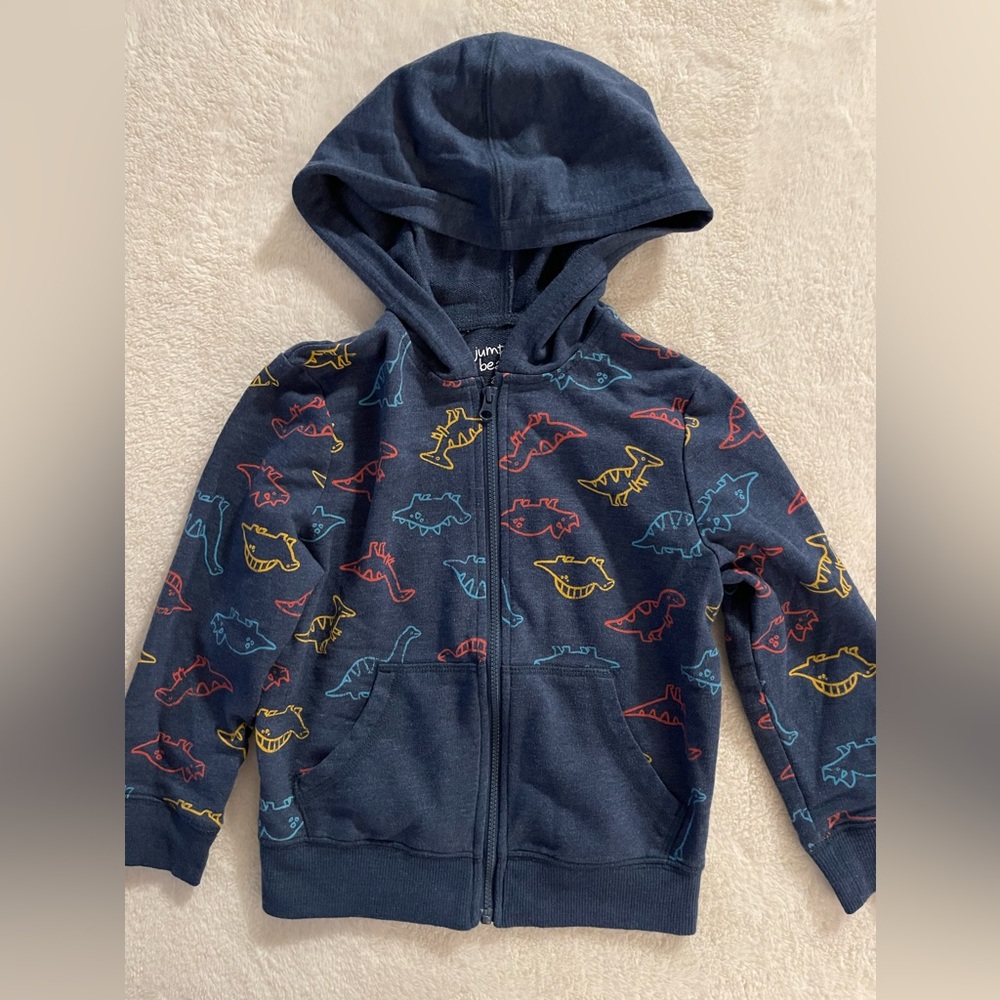💙🦕Dinosaur Zip Up Hoodie